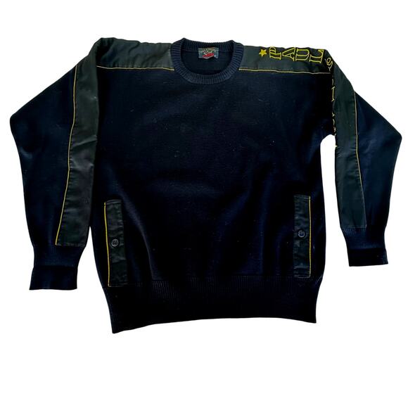 Paul & Shark Yachting Navy Crew Neck/Ribbed Hemmed Sweater- S - Picture 1 of 9